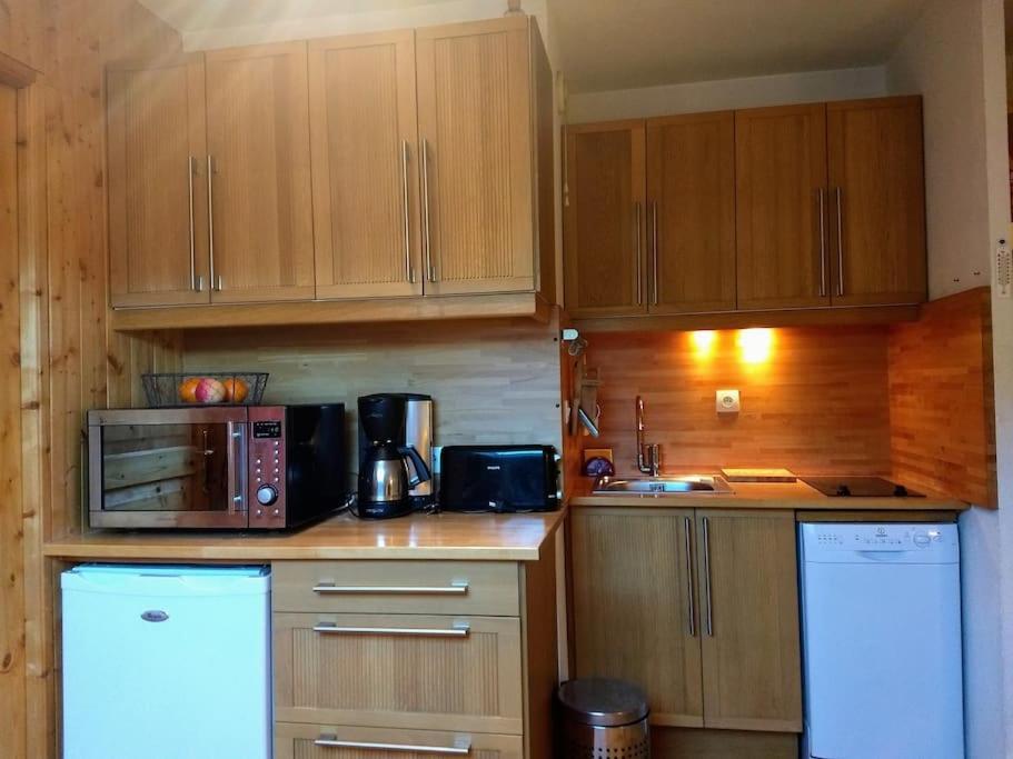 T2 Pour 4 Pers Style Chalet Pied Des Pistes Bolquere Pyrenees 2000 المظهر الخارجي الصورة